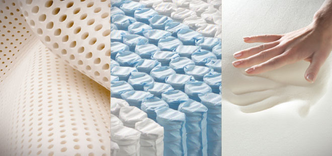 Latex and visco-elastic memory foam mattress are less prone to body impressions.