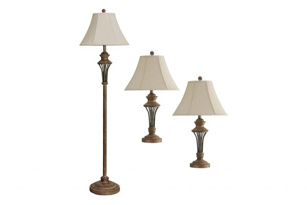 Moraga Table & Floor Lamp Set